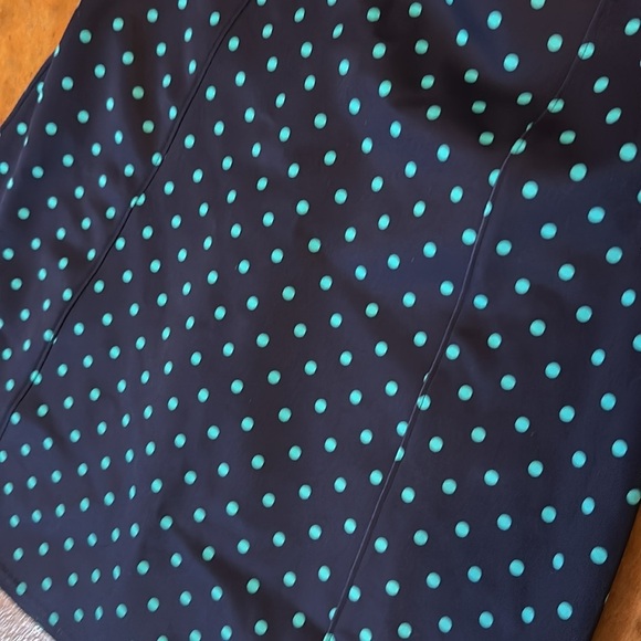 NWT Spanx bathing suit top. Size 6. Teal and navy. - Picture 4 of 8